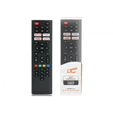 TV pultas Grundig LCD RM-L1732 (ALD187R, TP1, TP6) Youtube, Netflix, Google Play